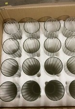 22pc glass ribbed for sale  Heath