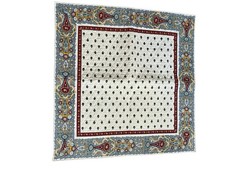 Capa de mesa acolchoada provençal francesa Marat Avignon quadrada 30” França, usado comprar usado Capa de mesa acolchoada provençal francesa Marat Avignon quadrada 30” França, usado comprar usado  Enviando para Brazil