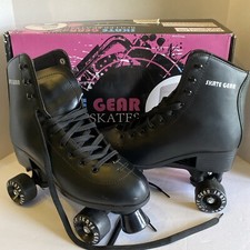 Patins de patins com design retrô quádruplo 10 femininos - 9 masculinos - adulto comprar usado  Enviando para Brazil