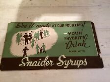 Vintage schaider syrups for sale  Latham