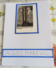 Autographe jacques mareuil d'occasion  Trappes