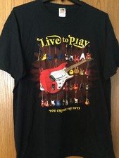 Live To Play (Várias Guitarras) - Camisa Preta - Extra Grande - Fruit OfvThe Loom comprar usado  Enviando para Brazil