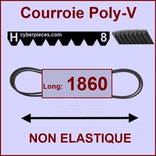 Courroie 1860 élastique d'occasion  Diebling