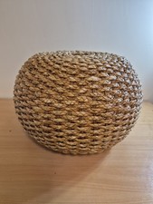 Stunning wicker footstool for sale  HASLEMERE