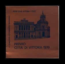 opuscolo PREMIO CITTA' DI VITTORIA 1970 Foto Club Vittoria Fiat 2° Concorso comprar usado opuscolo PREMIO CITTA' DI VITTORIA 1970 Foto Club Vittoria Fiat 2° Concorso comprar usado  Enviando para Brazil