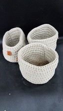 Crochet baskets bathroom for sale  Ooltewah