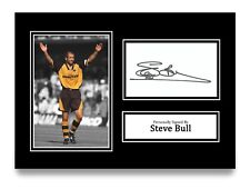 Steve bull signed for sale  MANCHESTER
