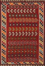 Geometric red kilim for sale  Charlotte