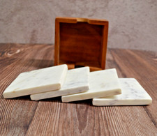 Marble coasters white for sale  Bronx