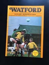 Watford mansfield town...1978 for sale  CHISLEHURST