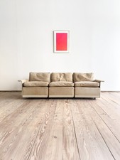 Mid Century Sofa, Couch von Dieter Rams für Vitsoe, Wildleder Beige, Reihe 620 comprar usado  Enviando para Brazil