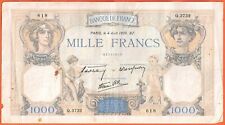 .1000 francs cèrès d'occasion  France