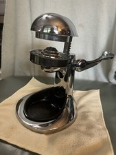 Espremedor de frutas cítricas manual vintage cozinha bancada cromada pesada com prato de gotejamento comprar usado  Enviando para Brazil