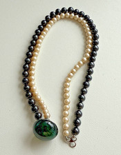 Collana perle vintage usato  Spedire a Italy