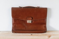 Ancien cartable cuir d'occasion  Grisolles