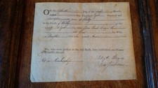 1822 quaker birth for sale  WINCHESTER