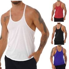 Regatas masculinas musculosas academia stringer treino esporte colete racerback camisas soltas, usado comprar usado  Enviando para Brazil