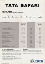 Tata safari prices for sale  UK
