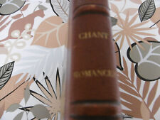 Recueil chant romances d'occasion  Villeneuve-les-Beziers