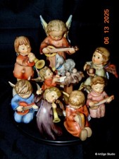 Lote de 8 estatuetas MI Hummel Angel 3 a 5", # 83,22,169,438,366,453,454,85 /0, sem reserva comprar usado  Enviando para Brazil
