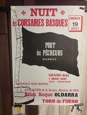 Affiche biarritz nuit d'occasion  Montauban