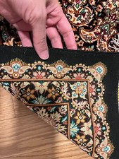 Qom seidenteppich 1x1 gebraucht kaufen  Berlin