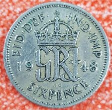 GB Predecimal Sixpence, 6d Escolha Seu Ano Para Datas de Nascimento etc, Circulado 47-67 comprar usado  Enviando para Brazil