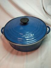 Creuset blue enamel for sale  DURHAM