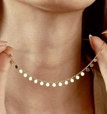 Kette kleinen plättchen gebraucht kaufen  Montabaur