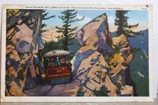 Cartão postal California CA Pacific Electric Railway Mt Lowe Division Granite Gate PC comprar usado  Enviando para Brazil
