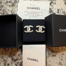 chanel cc stud earrings for sale chanel cc stud earrings for sale Union