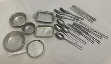 Utensilios de cocina y cubiertos de aluminio Toy Child’s Doll vintage 20 piezas segunda mano  Embacar hacia Argentina