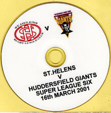 St.helens huddersfield giants for sale  ST. HELENS