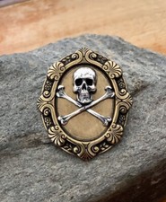 Skull crossbones pin for sale  Kansas City