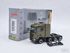 Herpa Scania CS 20 ND Schwerlastzugmaschine "Bundeswehr" Nr. 746939 1:87 /HN2080 comprar usado  Enviando para Brazil