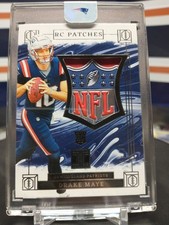 Patches de controle remoto impecáveis Panini 2024 /49 logotipo escudo Drake Maye NFL* LEIA🔥🔥 comprar usado  Enviando para Brazil