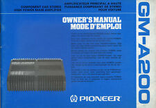 Pioneer ownwer manual usato  Roma