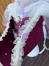 Maroon tricorn pirate for sale  PETERBOROUGH