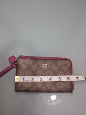 Coach leather zip for sale  Denver