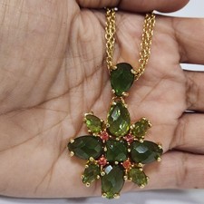 flower charm necklace joan rivers for sale  Houston