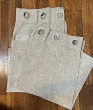 Pair gray grommet for sale  Brooklyn
