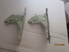 Cabides de gancho de latão vintage corrida de cavalos pônei equstríaco x2 (8,75" x 4,5") comprar usado  Enviando para Brazil