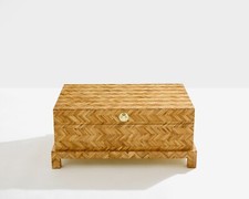 Coffre marqueterie bambou d'occasion  Franconville