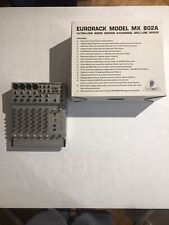 Usado, Console de mixagem Behringer Eurorack MX 802A 8 canais PARA REPARO/PEÇAS com caixa comprar usado  Enviando para Brazil