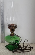 green white lamp floral for sale  New Braunfels