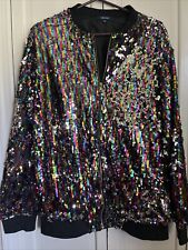 sequin bomber jacket for sale  Bridgeport