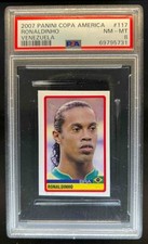 2007 Panini Copa América Ronaldinho #117 PSA 8 comprar usado  Enviando para Brazil