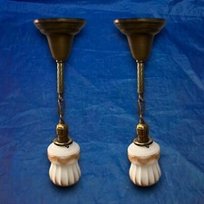 Pair brass pendant for sale  Indianapolis