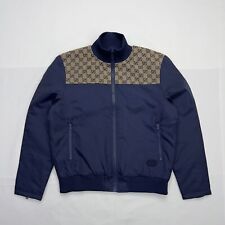 Jaqueta Gucci GG de náilon painel de lona com zíper tamanho 48 comprar usado  Enviando para Brazil