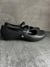 Zapatos de trabajo Crocs Mary Jane para mujer talla 7 planos negros cómodos para caminar segunda mano  Embacar hacia Argentina